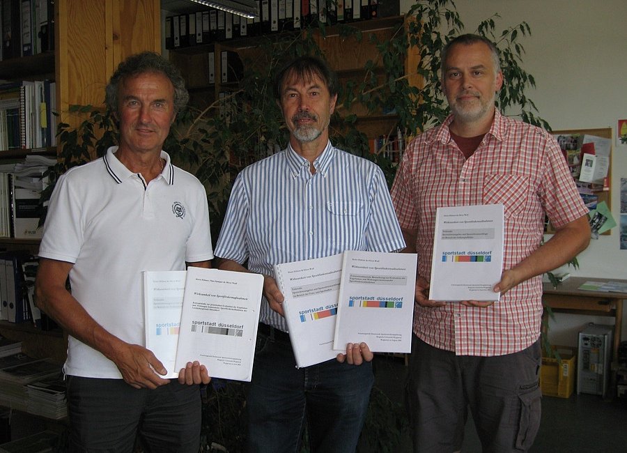 Forschungsleitung Wirksamkeitsanalyse (v.l.n.r.): Prof. Dr. Theodor Stemper, Prof. Dr. Horst Hübner, Oliver Wulf